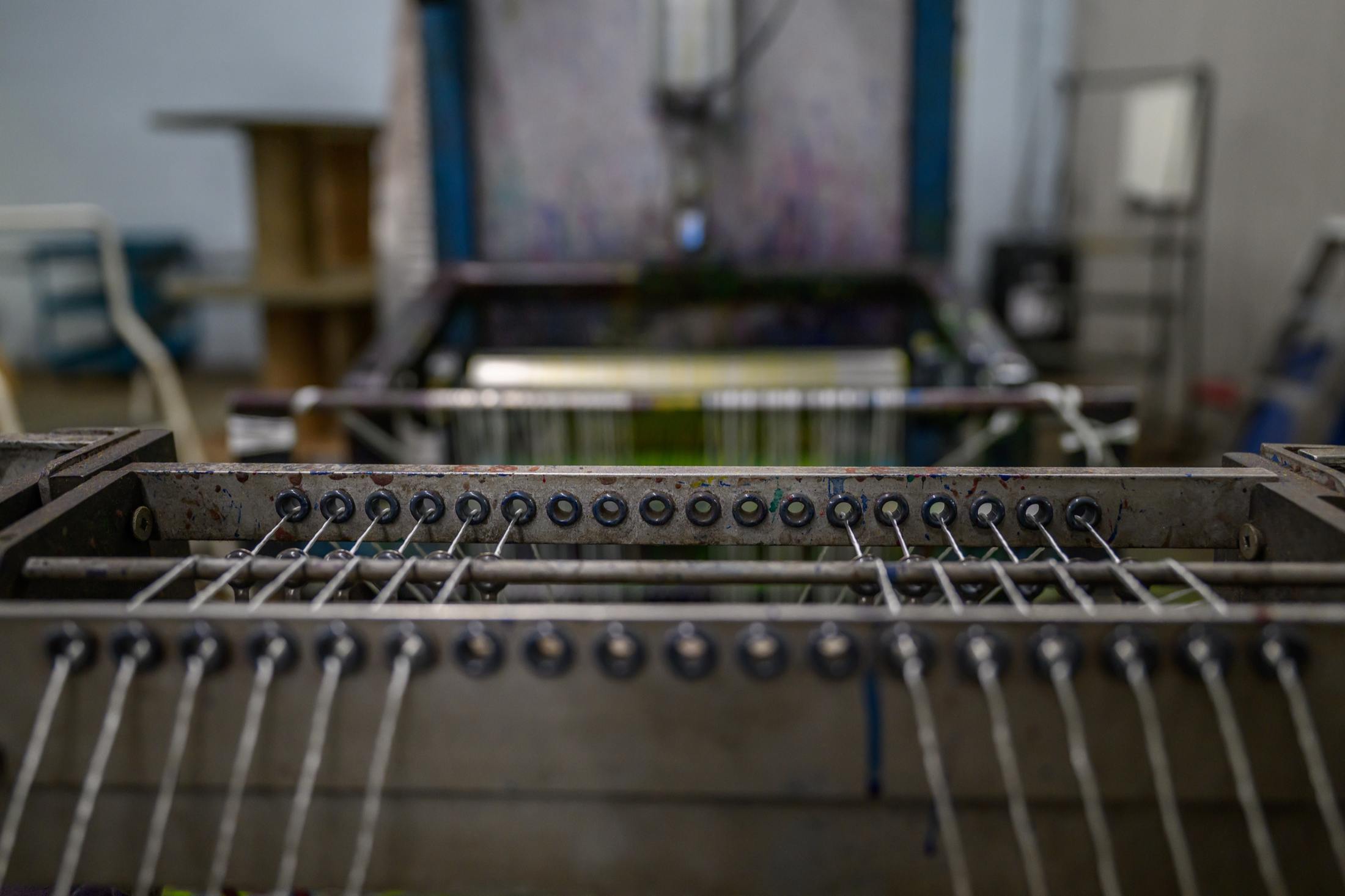 Rope braiding machine