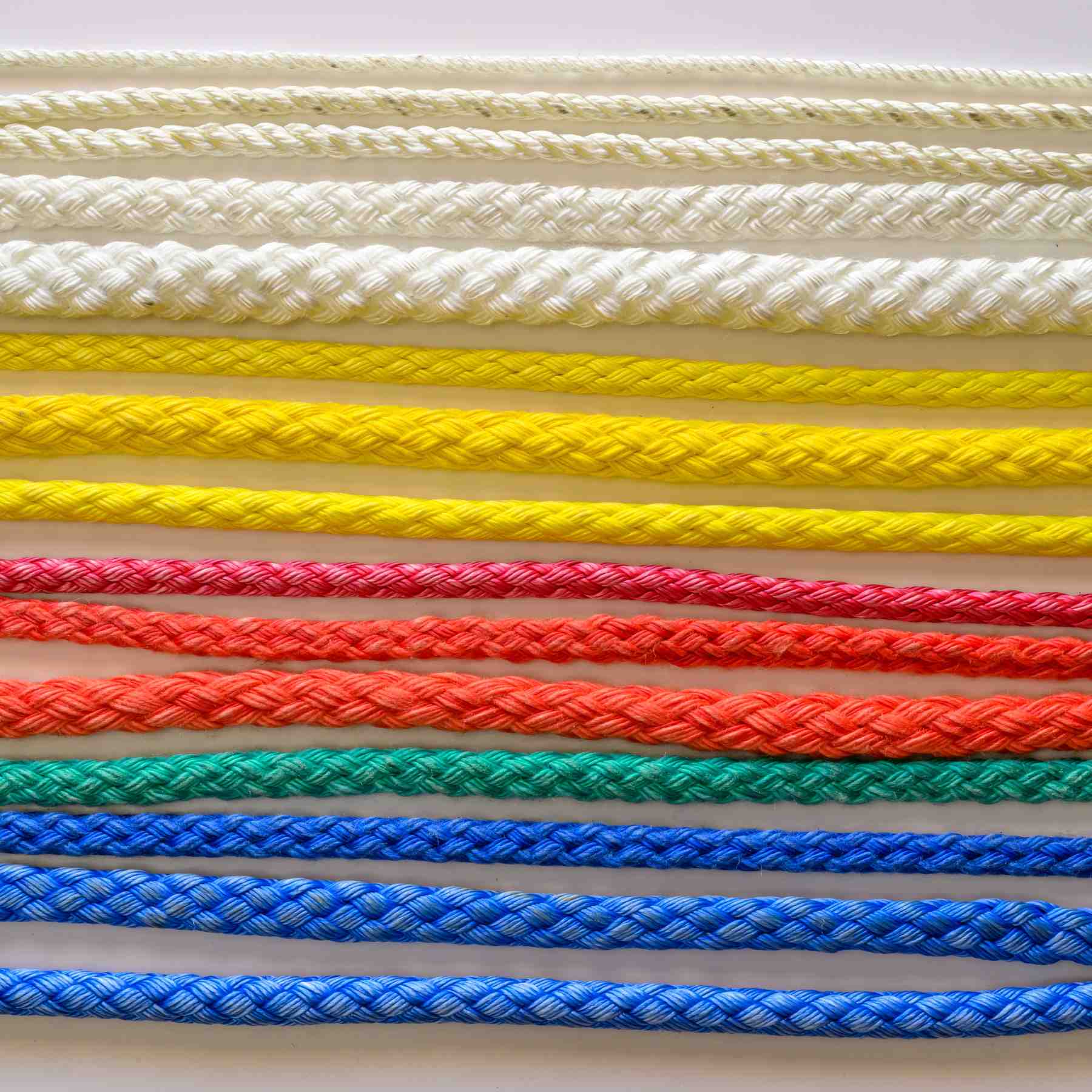 Technical rope color options